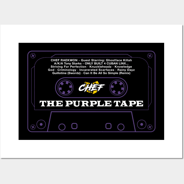 The Purple Tape Wall Art by DIGABLETEEZ